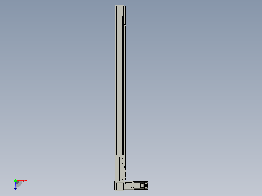 欧规系列-LB8-L150-S1250-BL-ZP75-C3俯视图