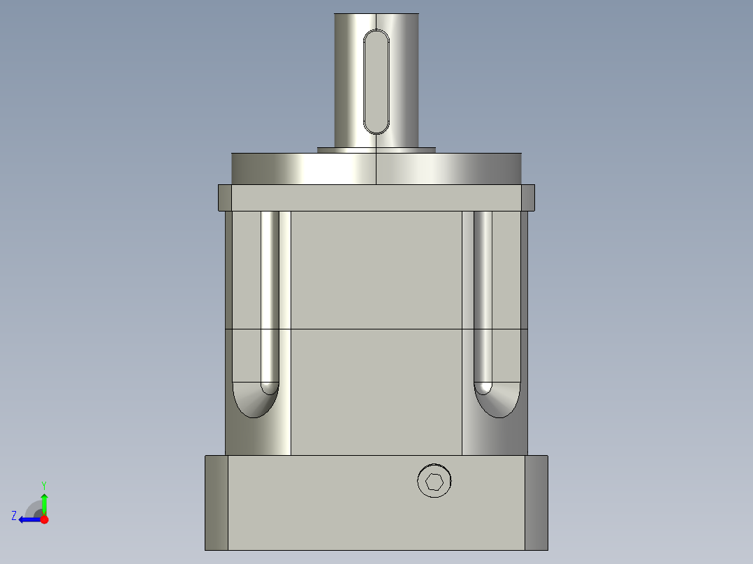 斜齿PGH115-L1 22-110-145-M8 输出32-110-145.STEP右视图