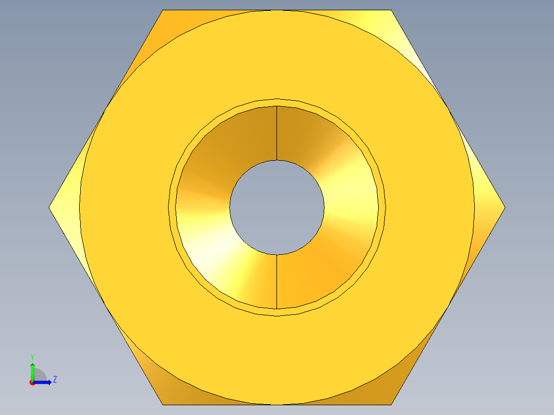 工业通用螺蚊管倒齿式工业硬管接头Union 22CA-4-4左视图