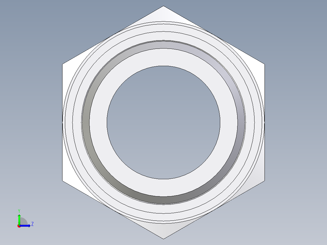 卡套式工业通用硬管接头EO_Male_Stud_connector_GE28LMEDOMDCF左视图