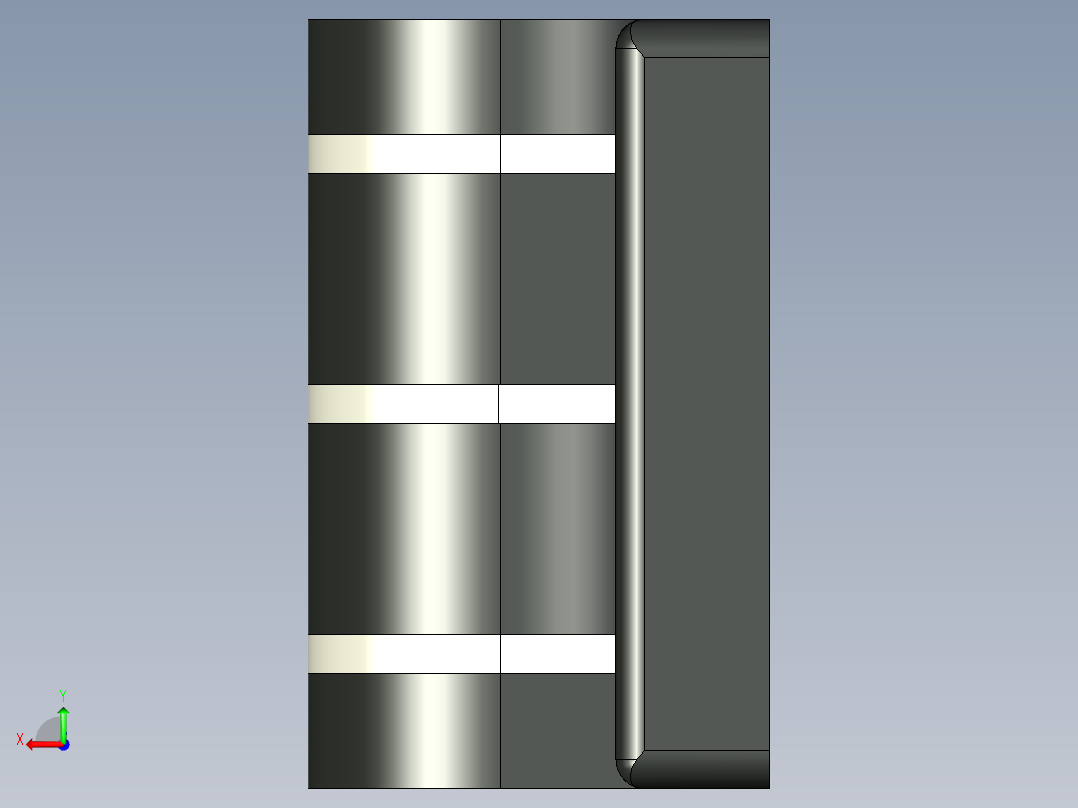 型材-KJN 40X40 DIE-CAST HINGE WITH OBLONG HOLES 095300后视图