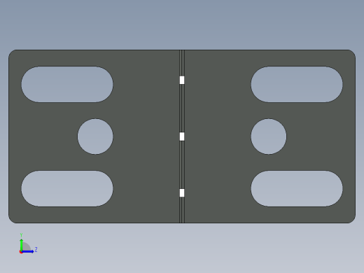 型材-KJN 40X40 DIE-CAST HINGE WITH OBLONG HOLES 095300左视缩略图