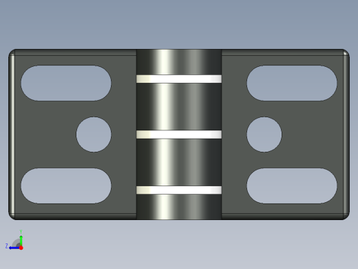 型材-KJN 40X40 DIE-CAST HINGE WITH OBLONG HOLES 095300右视缩略图