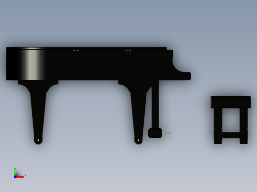 钢琴2前视缩略图