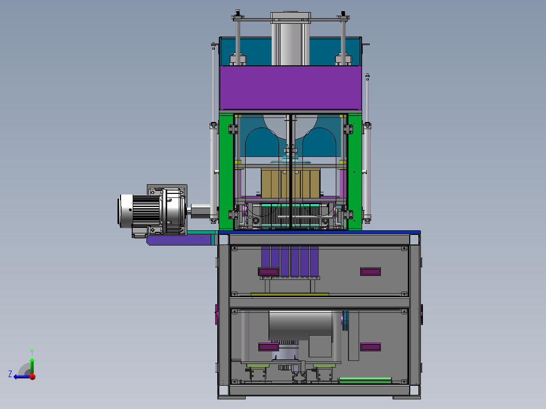 75装极片机右视图