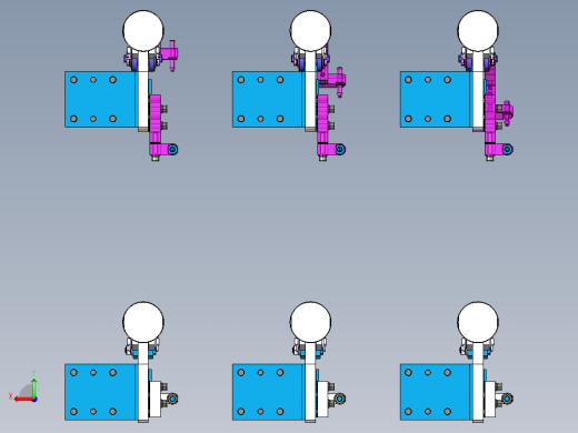 夹具气缸加紧单元标准样式后视缩略图