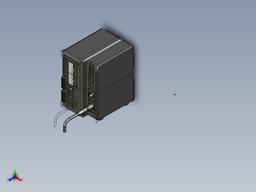 基恩士XG-7000A_7500A_2_kc图纸模型主视图