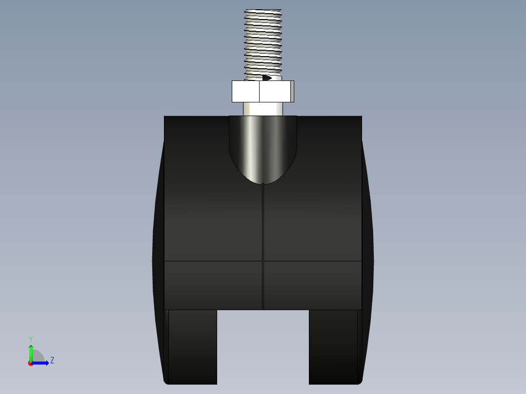 型材-KJN535669 50MM WHEEL左视图