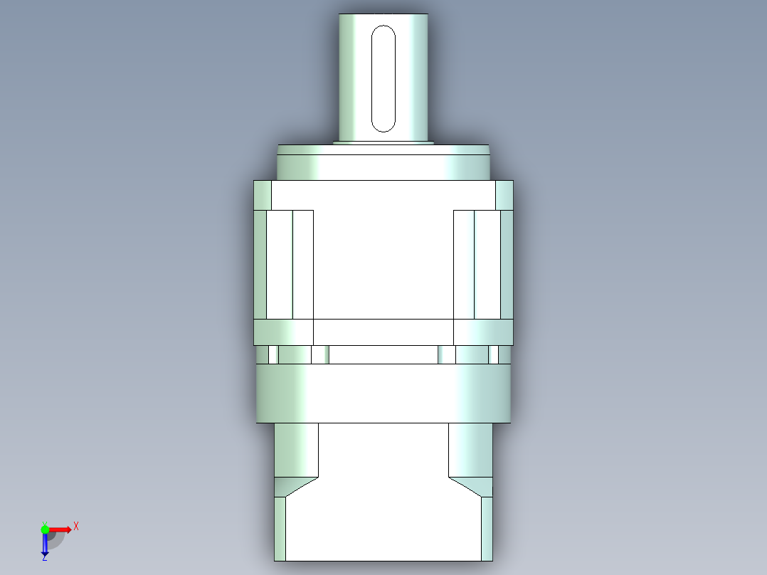 直齿PLX220-L2 35-114.3-200-M12.stp俯视图