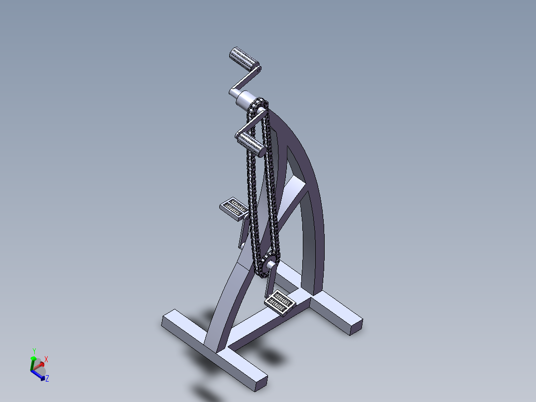 康复器材上下肢锻炼脚踏车