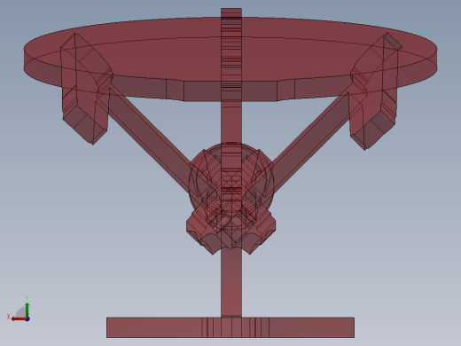 激光下料拼图星际战舰图CAD-SOLIDWORKS 2016, STEP _ IGES后视缩略图