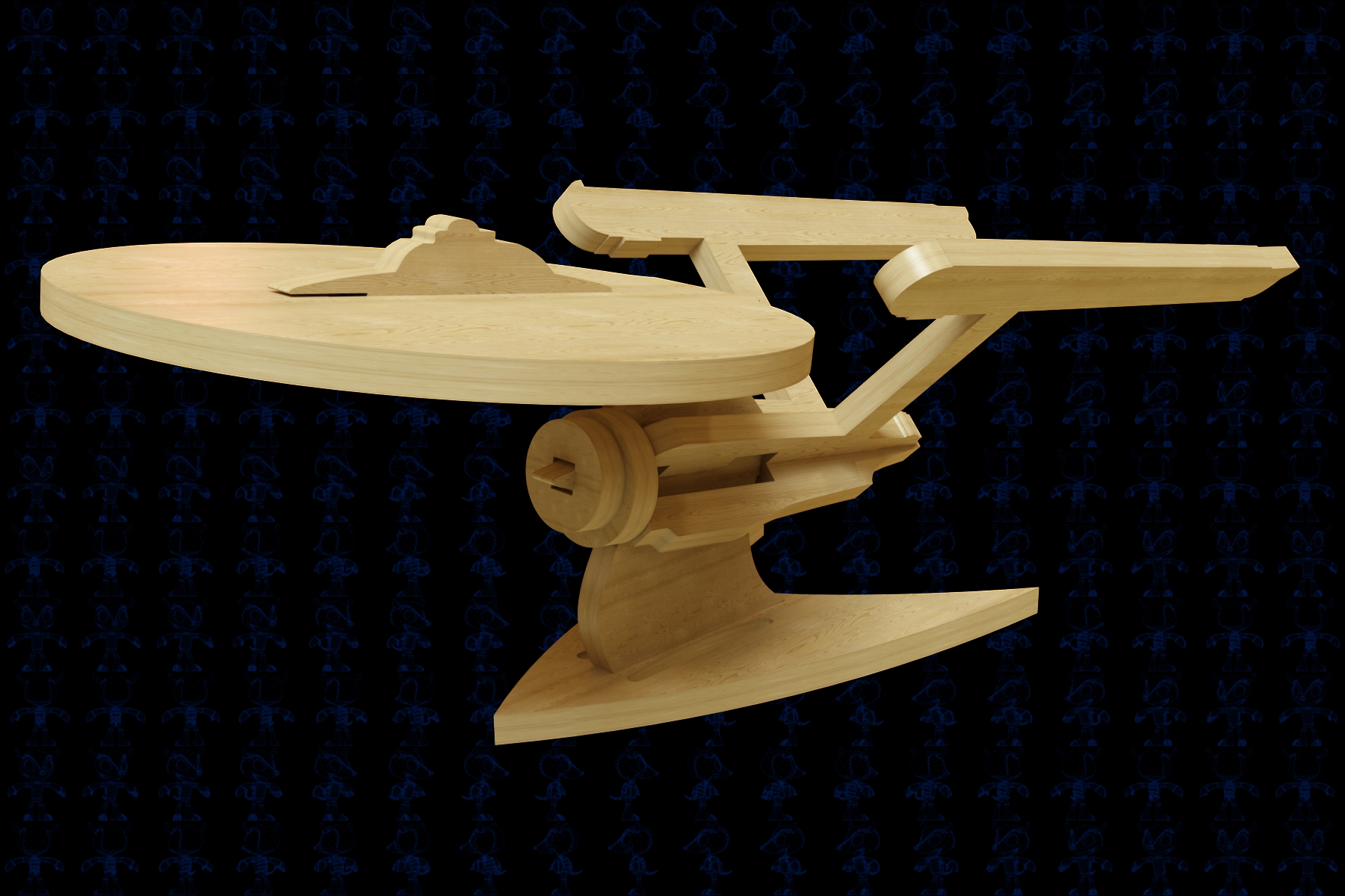 激光下料拼图星际战舰图CAD-SOLIDWORKS 2016, STEP _ IGES