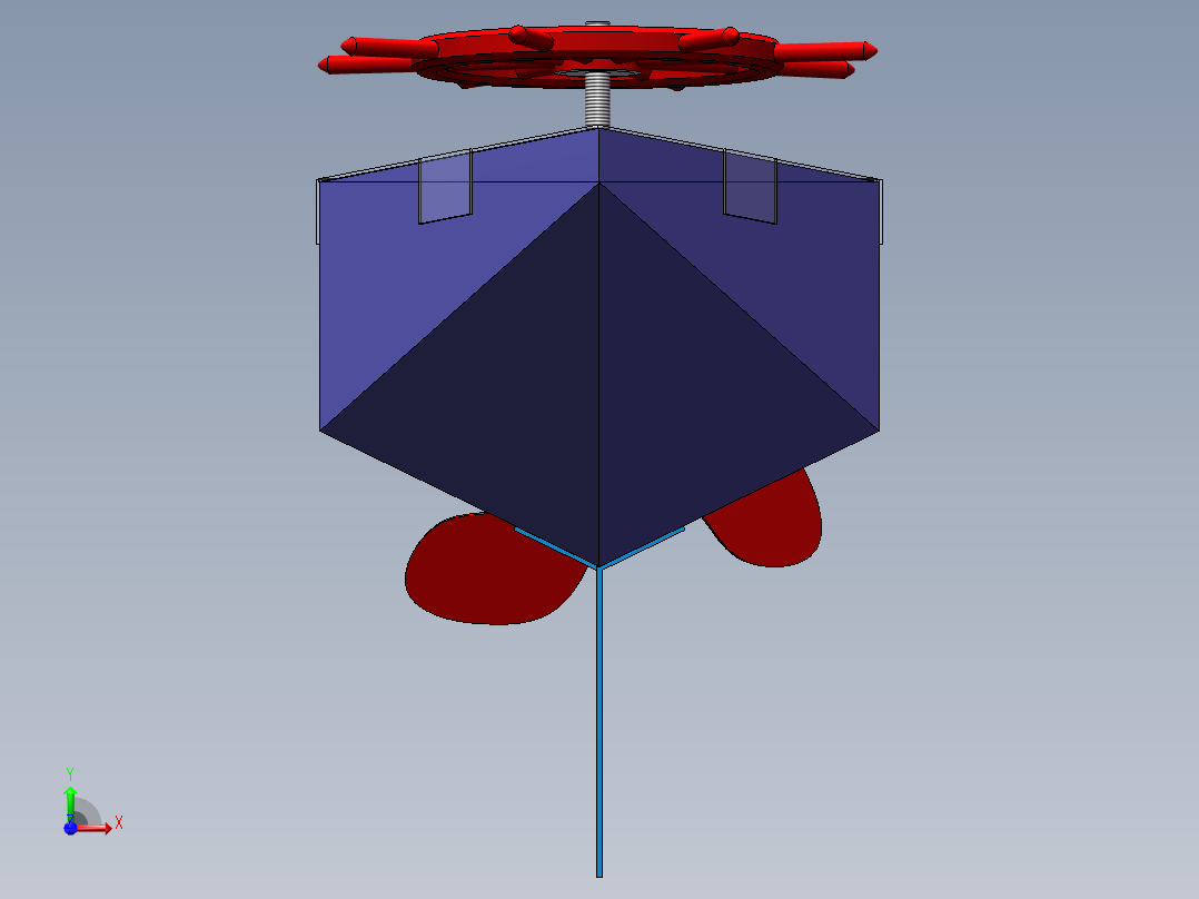 电动小船前视图