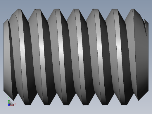 DIN 913-ISO 4026 固定螺钉-M2 L=3.SLDPRT前视缩略图