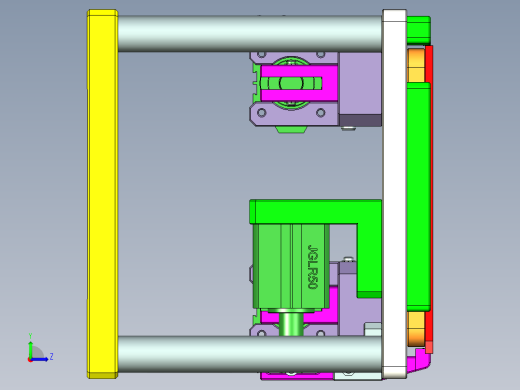 REACHER-A笔记本CNC工装夹具三维模型-cnc1左视缩略图