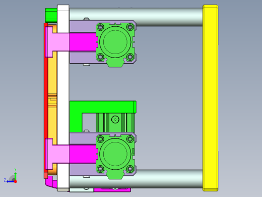 REACHER-A笔记本CNC工装夹具三维模型-cnc1右视缩略图