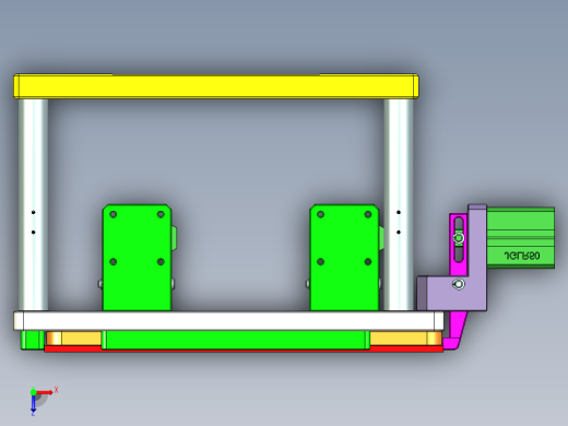 REACHER-A笔记本CNC工装夹具三维模型-cnc1俯视缩略图