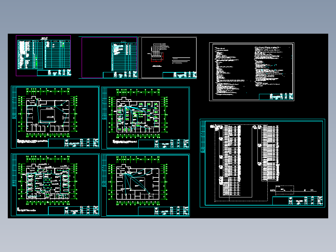 网吧电气照明设计与应急照明设计图