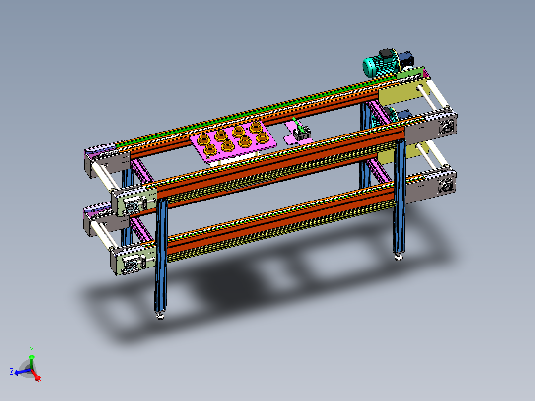 双层倍数链输送机sw18可编辑
