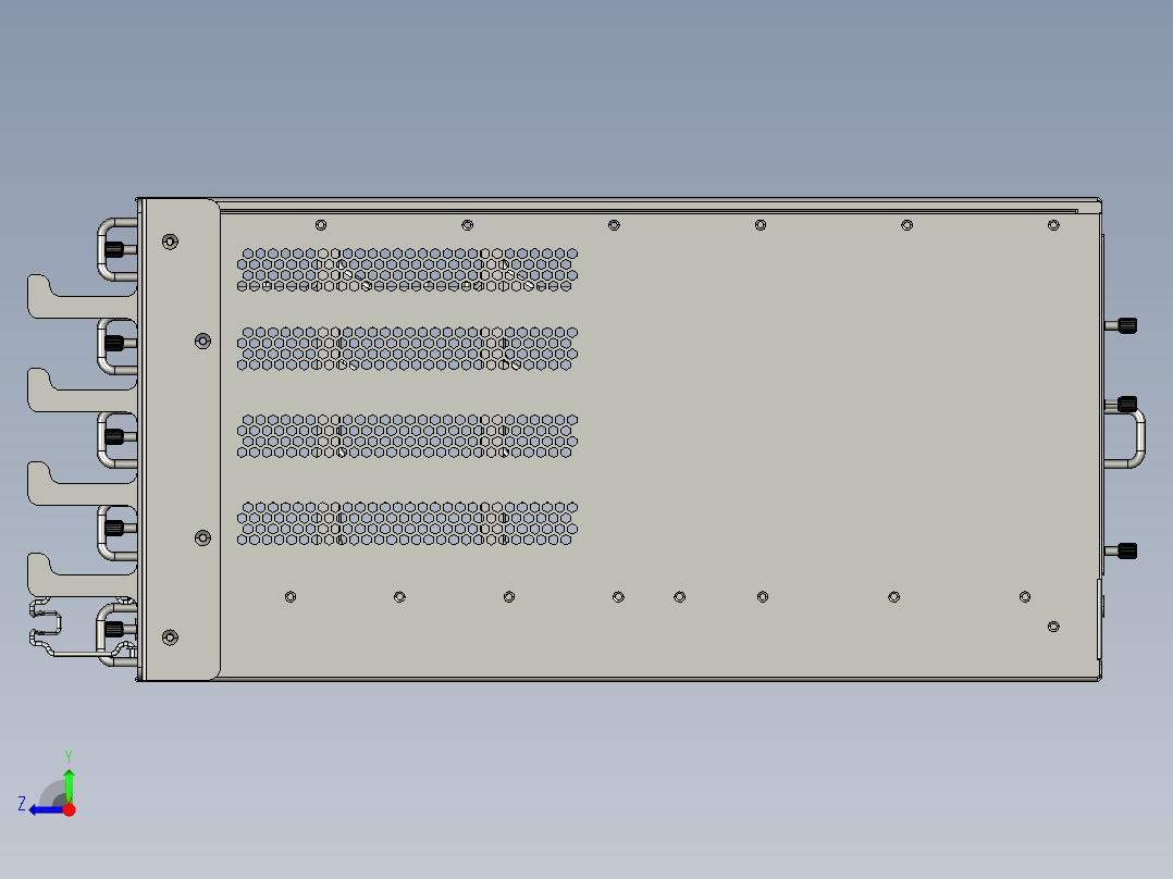 新型小型工业交换机641704右视图