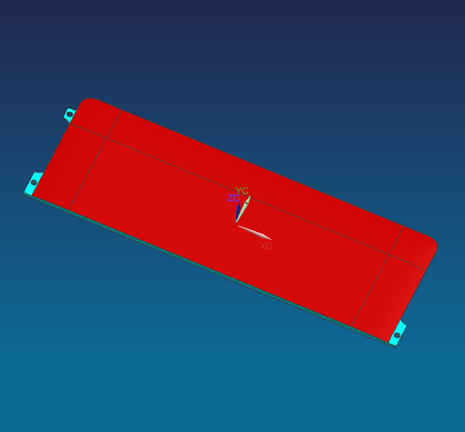 电池盖铣外观面CNC工装治具模型