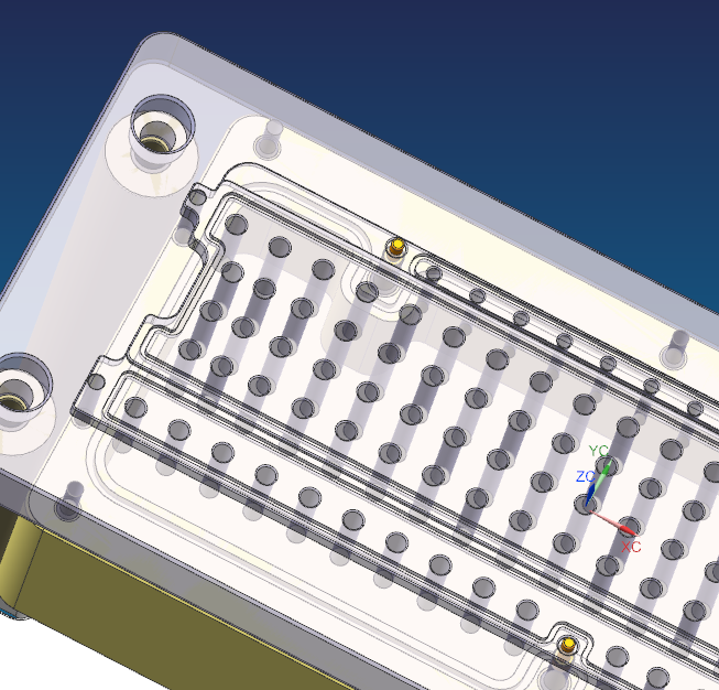 电池盖铣外观面CNC工装治具模型