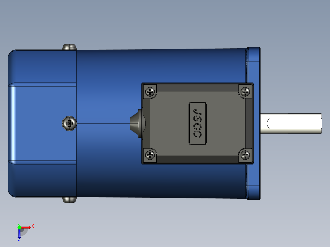 YT系列调速电机-90yt04俯视图