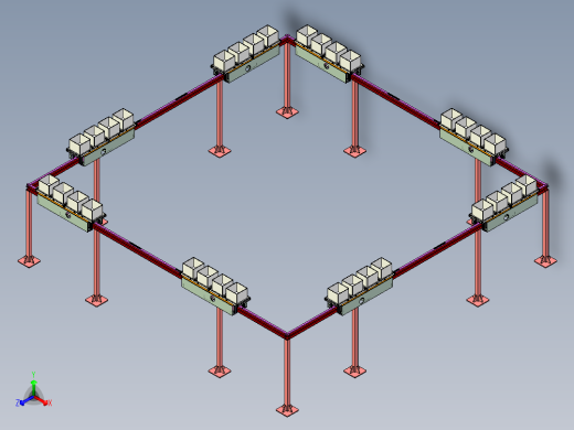 框架轨道输送小车设计