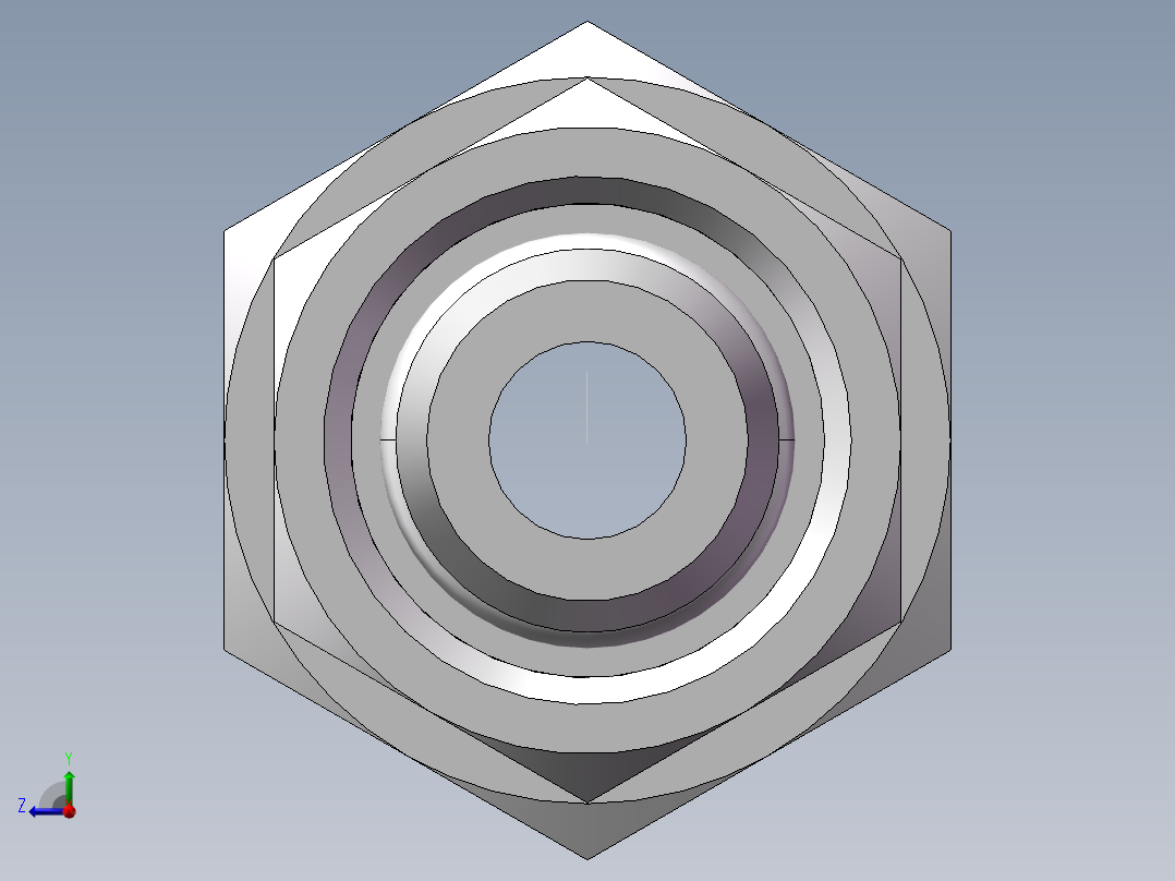 直通管螺纹组合接头、2BC-06-16WD非标右视图