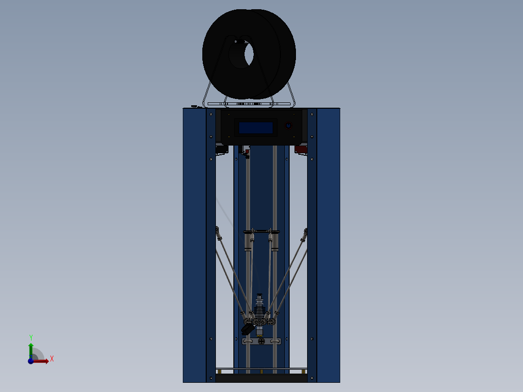 3ku K3000 3D打印机 sw15前视图