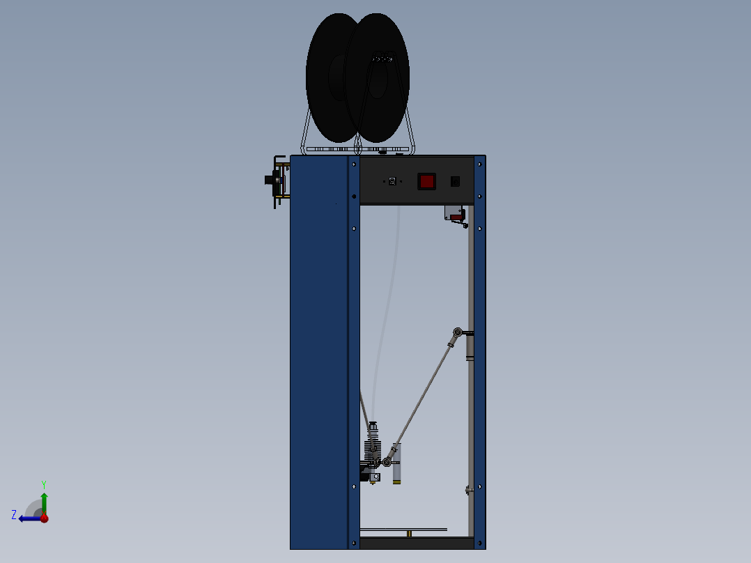 3ku K3000 3D打印机 sw15右视图