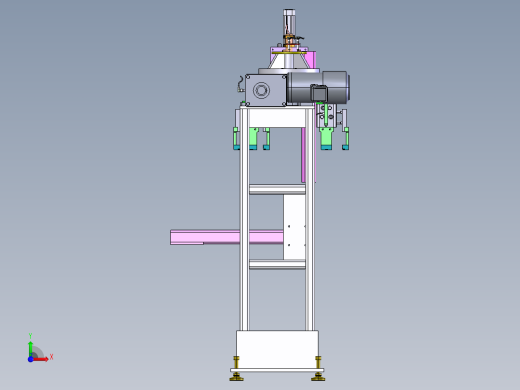 焊机卸载装置前视缩略图
