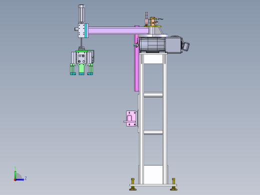 焊机卸载装置左视缩略图