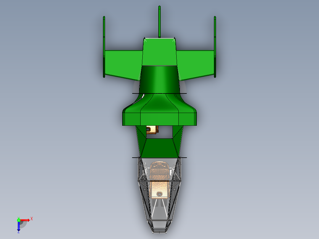 直升机(28)俯视图