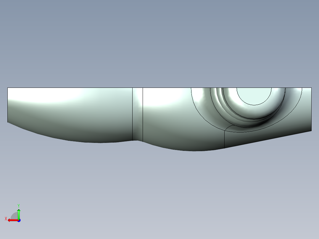 鼓风机壳后视图