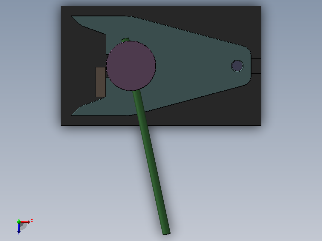 Fixture-592步进式带式夹紧器工装夹具俯视图