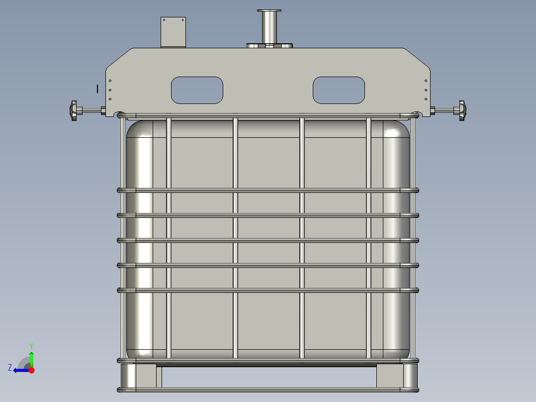 IBC液体储罐右视图