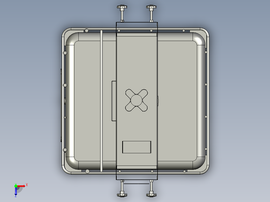 IBC液体储罐俯视图