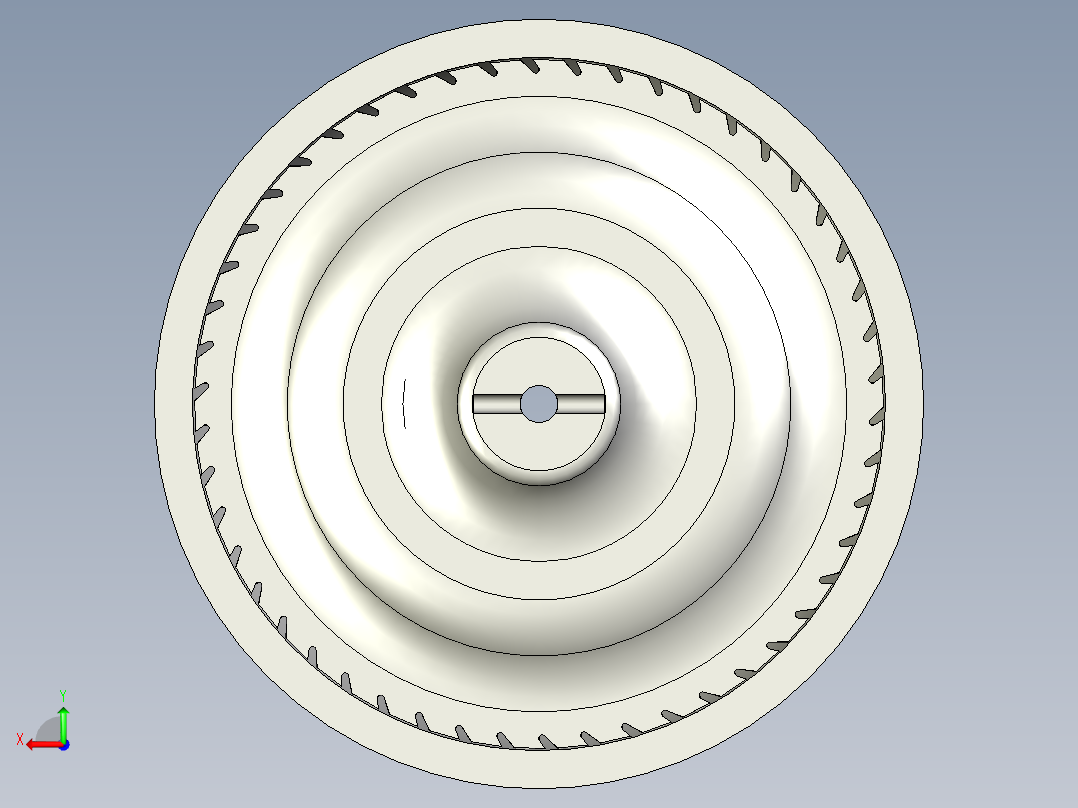 A0002785-抽油烟机离心叶轮160OD后视图