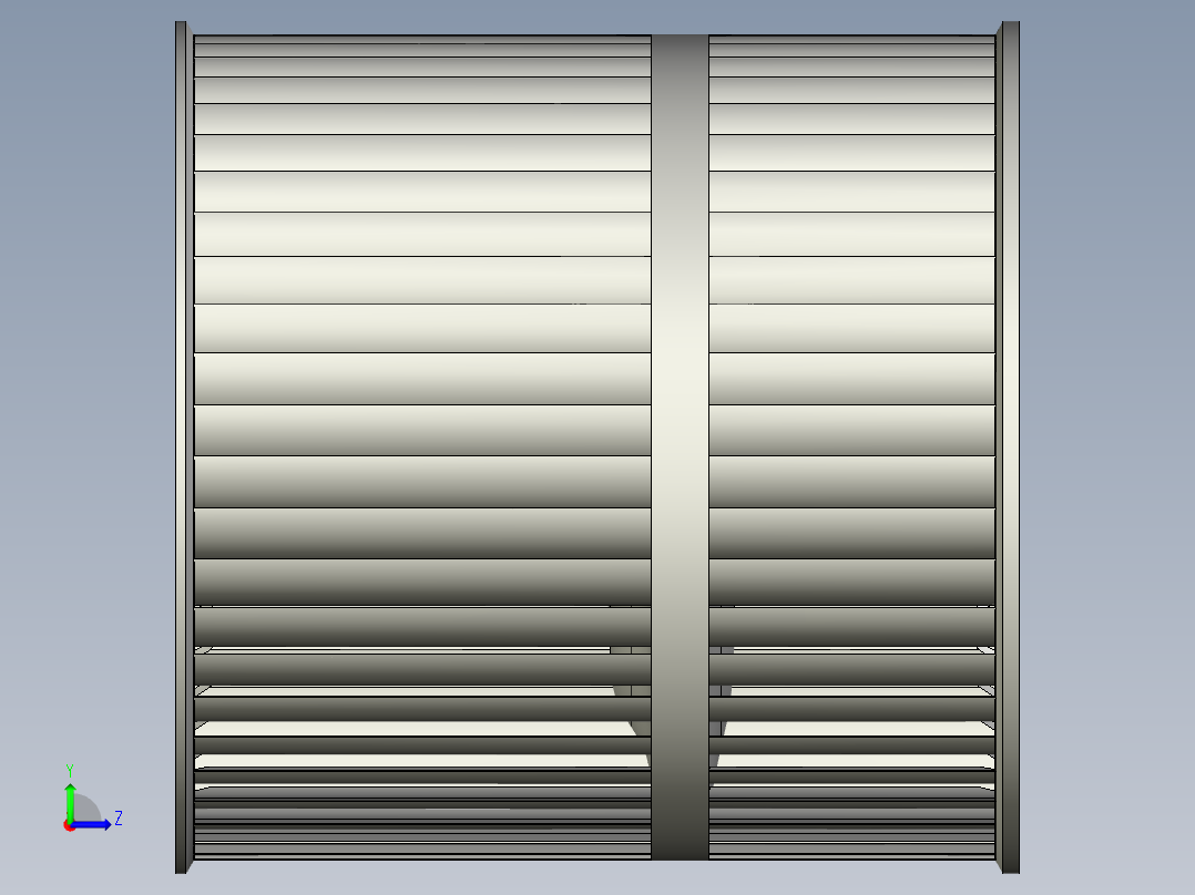 A0002785-抽油烟机离心叶轮160OD左视图