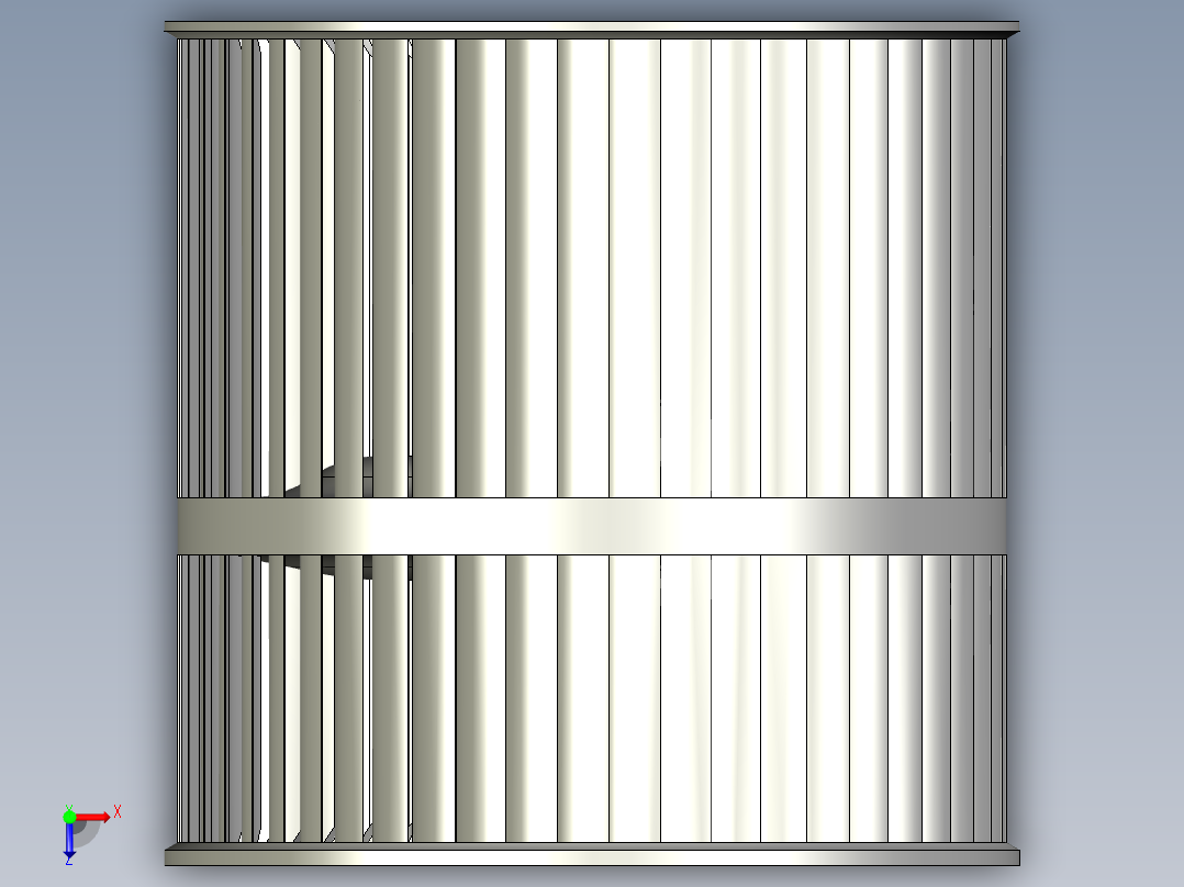 A0002785-抽油烟机离心叶轮160OD俯视图