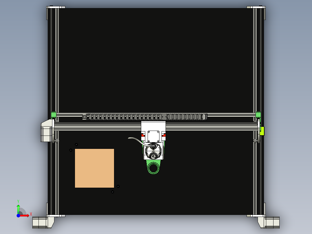 A3003750-数控铣床前视图