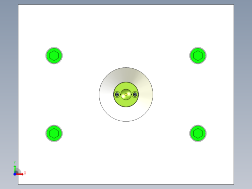 显示屏面板（曲面分型）前视缩略图