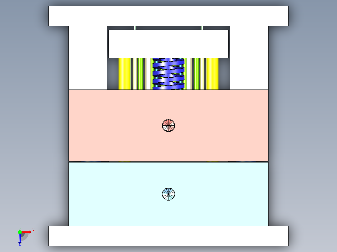 显示屏面板（曲面分型）俯视图