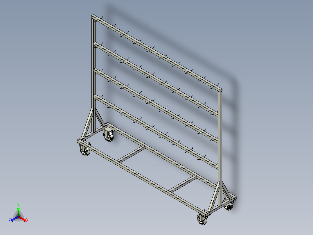 B2004255-手推车 - 电线和软管运输