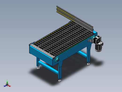 英特乐滚珠模块输送带正等轴测缩略图