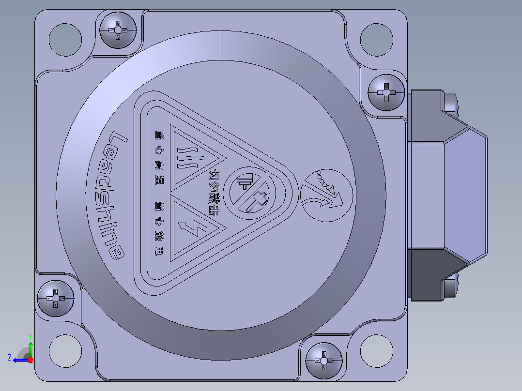 火星机器人车右视图