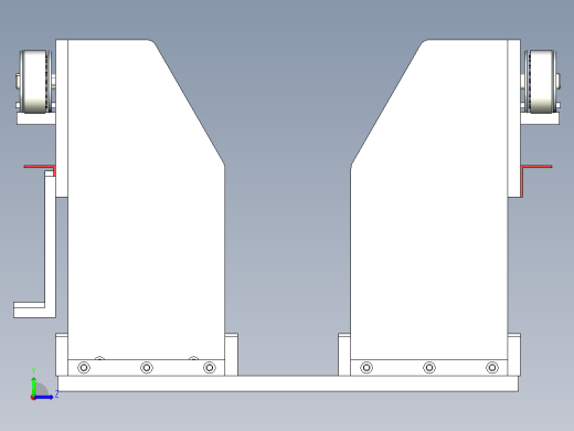 伺服移印机构设计左视缩略图