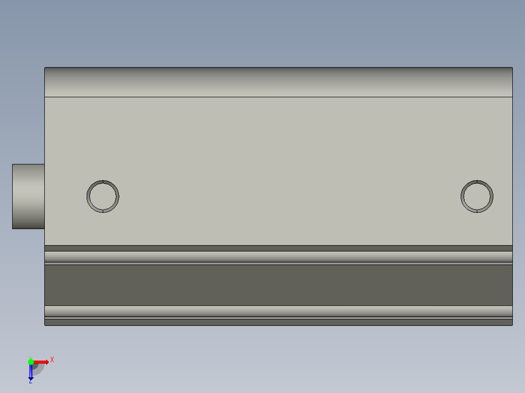 CDQ2A25-40DZ-M9BL俯视图
