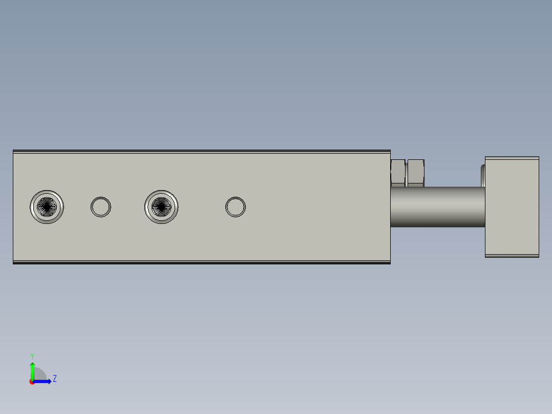 双轴气缸DGTZ-GF-10-10-P-AFESTO左视图